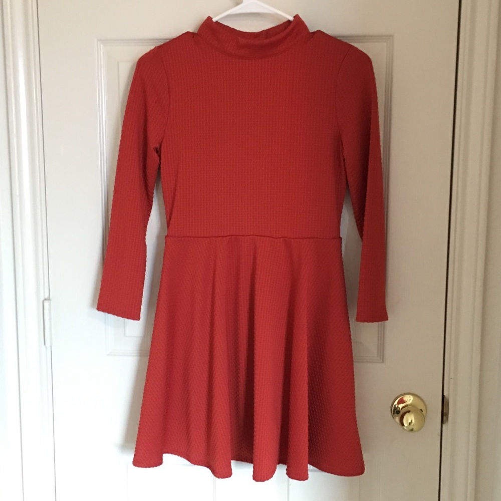 Free People Orange Dress
